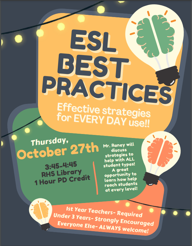 See you Thursday! <a href="/RiverdaleHighTN/">Riverdale HS</a> faculty