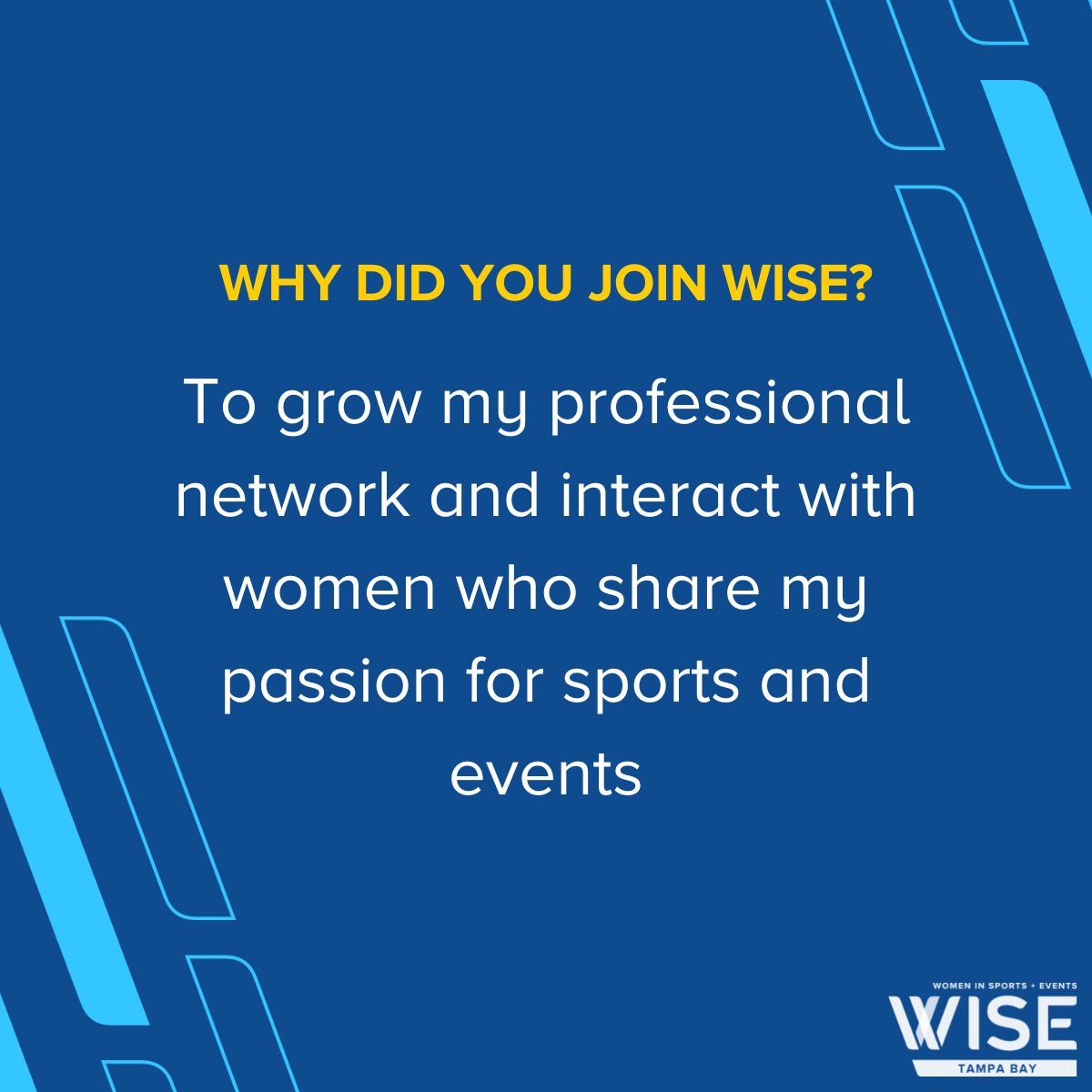 WISETampaBay's tweet photo. Monday Member Spotlight - Meet @jgrooms_TBSC, Director for @GrowEventsEDI who also serves as our Event Committee Co-Chair creating educational and inspirational events for our #WISETB Community.
#womeninsports #womeninbusiness #wisespotlight https://t.co/jO4aEFmGjf