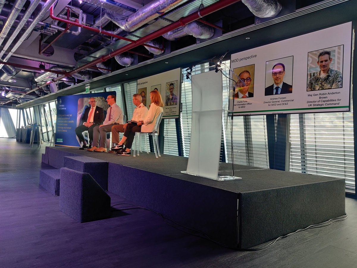 davidtaggoram's tweet photo. Great to be at the launch of CommercialX today - a new part of MoD Commercial focussed on developing acquisition approaches and skills relevant for today's digital challenges. Takeaways: need greater diversity, v senior support, tangible freedoms, but proof will be in outcomes. https://t.co/7WtKFubyaV