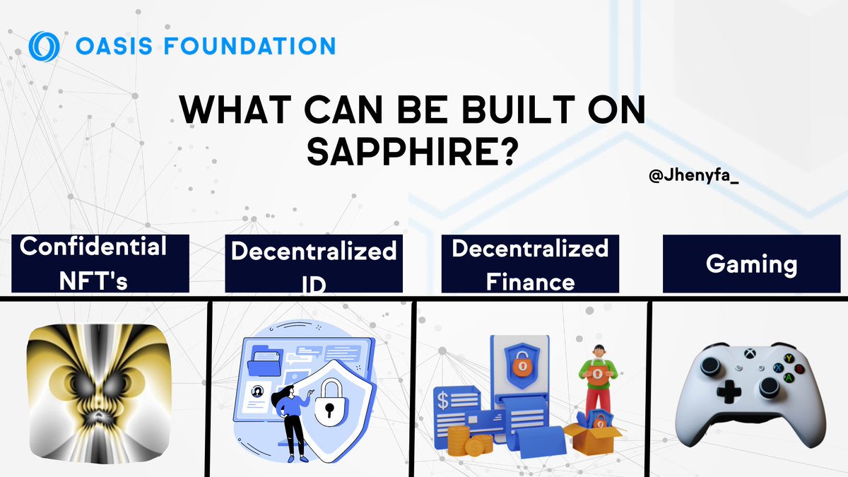Theendin_'s tweet photo. Need a reason to build on Sapphire?
Well here is one👇
@OasisProtocol aims to expand #web3Dapps and #Sapphire is the solution with features that allows developers build confidential smart contracts. https://t.co/9gSY7FQHII