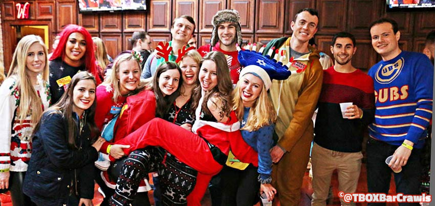 TBOXBarCrawls's tweet photo. 47 days til #TBOX2022 - get your tix before the next time ticket prices go up this week! https://t.co/faCxZLTc1x - an amazing deal on the most FUN DAY OF THE YEAR - Chicago's Original #12BarsofXmas #Christmas #PubCrawl - DECEMBER 10, #Wrigleyville https://t.co/YBMfQmUAa1