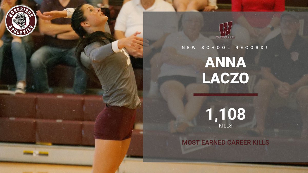 Congratulations to Anna Laczo for being named the 2022-2023 ALL-District Player of the Year! Anna received ALL-District First Team, MAC ALL-Conference 1st team. Anna finished her high school career establishing a NEW school record of the most earned career kills. #WECanWEWill