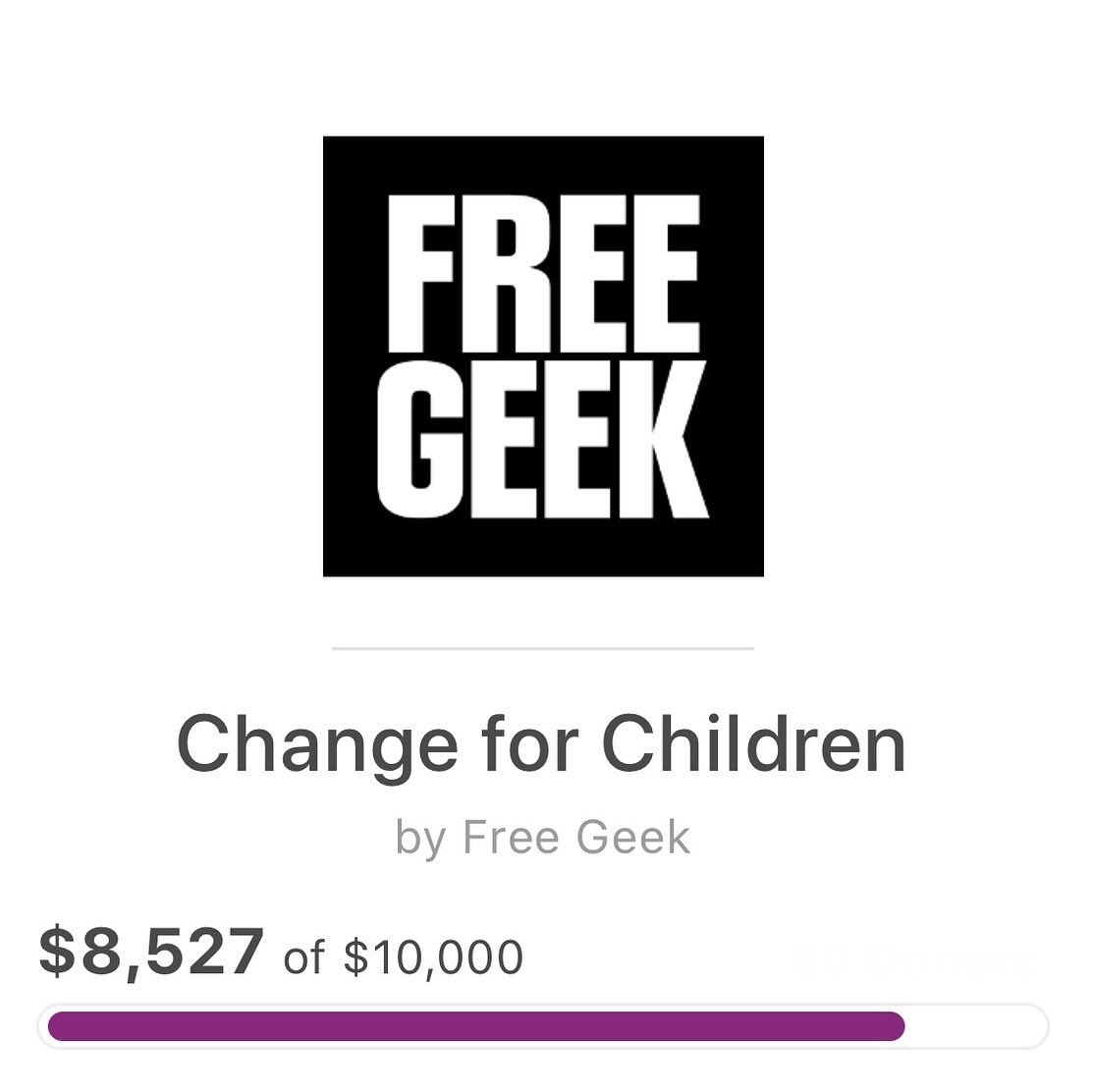 FreeGeekPDX's tweet photo. We’re less than $1,500 away from our goal to create a #ChangeForChildren! There’s ONE WEEK left to help us support local students get connected to #technology & bridge the #DigitalDivide by donating at https://t.co/UTbFs1zCrx or texting BETHEBRIDGE to 44-321! #pdx #nonprofit https://t.co/kSPVlgAVDz