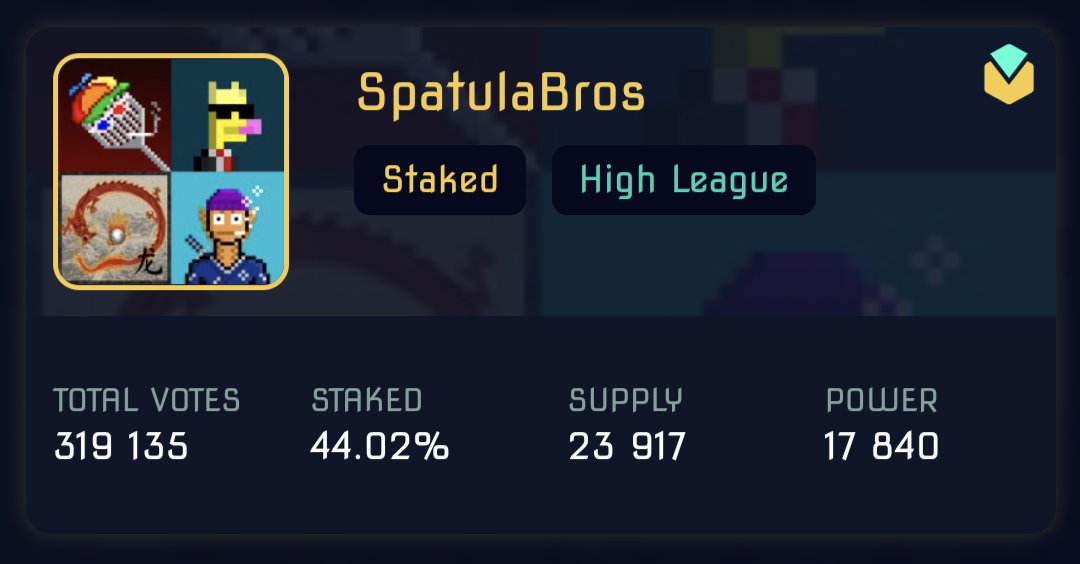 SpatulaBros's tweet photo. Seeing some epic volume for Season 2 today 👀. First staking rewards on @cardanolands at the end of today. 🚀 Projects include: #SpatulaBros S1 and S2, #Spatulaception, @AdaIdiots, @FancyFortuneNFT, and @FancyFinzNFT. LFG, fam!
#Cardano #CardanoNFT #NFT #CNFT https://t.co/pQq6E15PK5