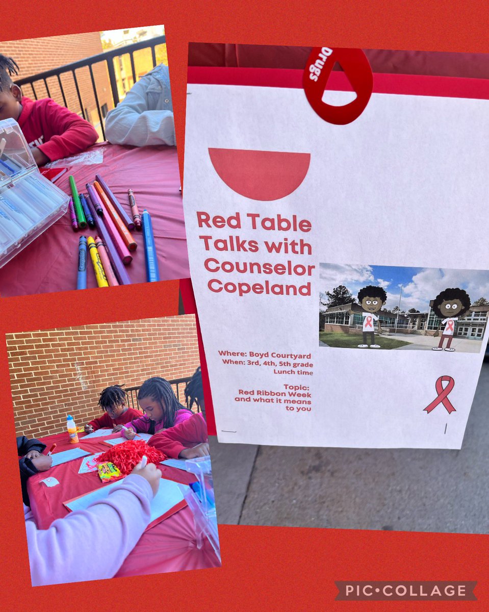 CounselorLady (@counselorlady08) on Twitter photo Had a great time conducting Red Table Talks with some amazing 4th graders❤️ We talked about the meaning of Red Ribbon Week and healthy life choices. 👍🏽<a href="/redribbonweek/">Red Ribbon</a> <a href="/SEL_APS/">SEL in APS</a> @PrincipalK_APS <a href="/AP_Fagan/">Jahmal Fagan M.Ed</a> @aps_view <a href="/ATL_Counselors/">ATL School Counselor</a> #RedRibbonWeek2022 Had a great time conducting Red Table Talks with some amazing 4th graders❤️ We talked about the meaning of Red Ribbon Week and healthy life choices. 👍🏽<a href="/redribbonweek/">Red Ribbon</a> <a href="/SEL_APS/">SEL in APS</a> @PrincipalK_APS <a href="/AP_Fagan/">Jahmal Fagan M.Ed</a> @aps_view <a href="/ATL_Counselors/">ATL School Counselor</a> #RedRibbonWeek2022
