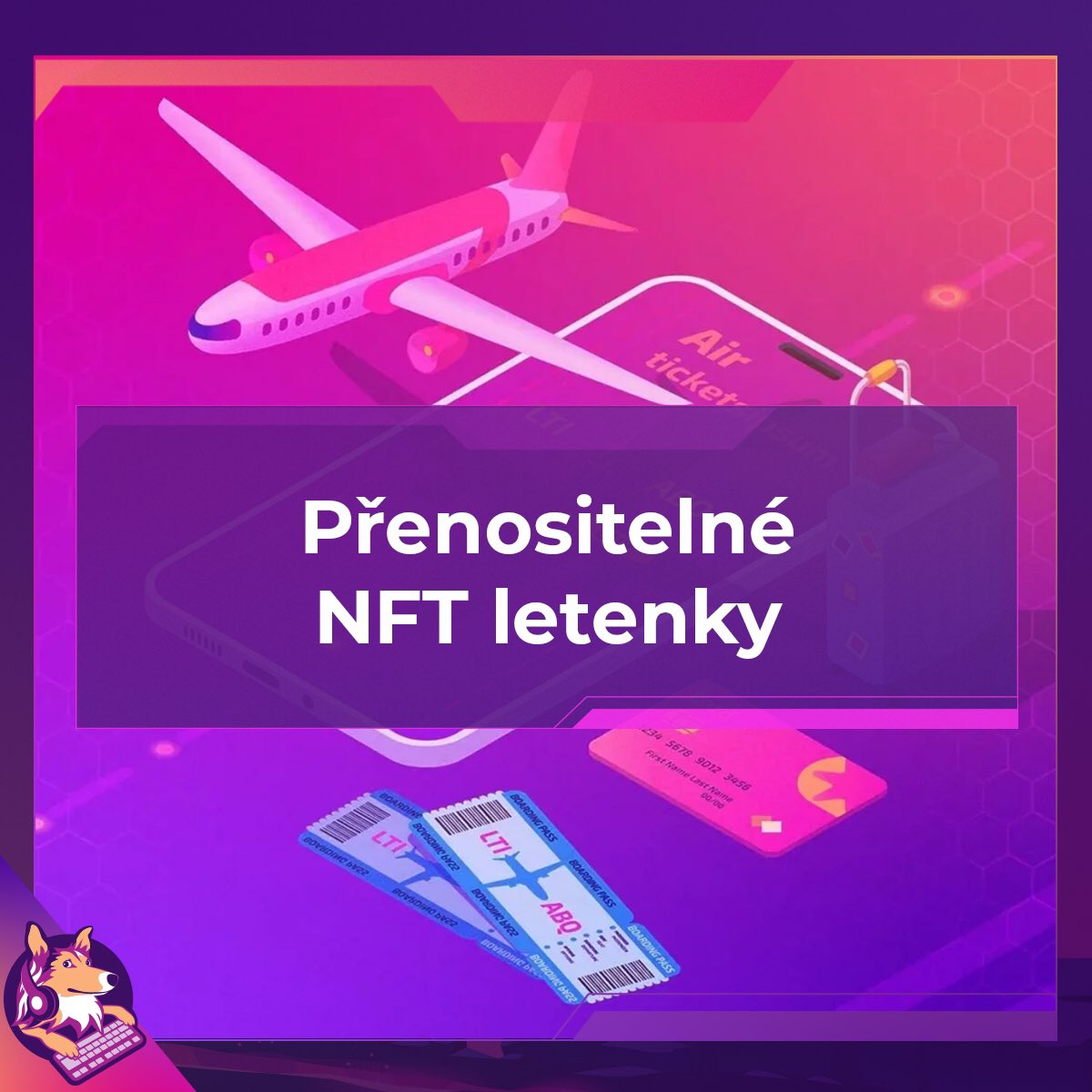 charliegamingcz's tweet photo. ✈️ Přenositelné NFT letenky ✈️
Celý článek najdete zde ⬇️
https://t.co/mCA8LanqQF
#nft #flyticket https://t.co/tFSqaMkTsF