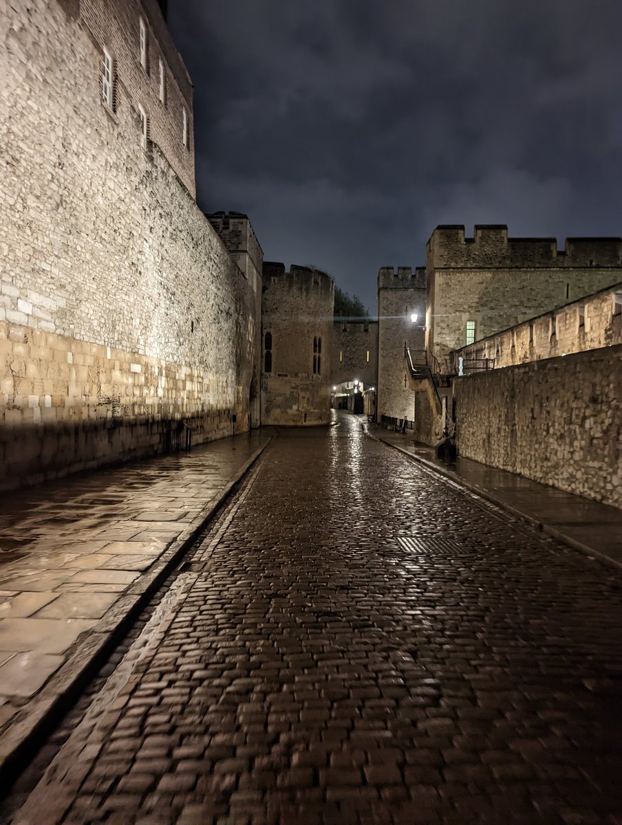 Late nights at the @TowerOfLondon are so difficult to get though #PalacePhoto