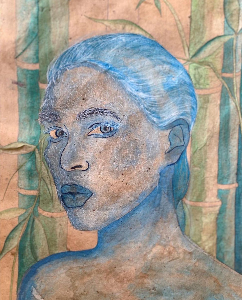 maximagallery's tweet photo. Currently, she’s expanding her creative processes by working with handmade paper that she crafts on her own. 
She has taken part in many collective exhibitions, such as “Maleza” at Ona Galería, and “Arte con arte” by Colección Luciano Méndez. https://t.co/64Eyro4Q8U