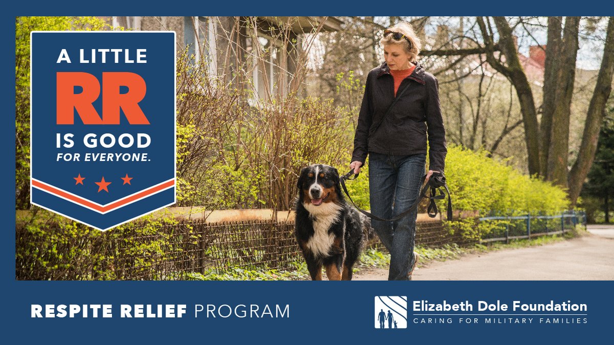 Caregivers who take time to care for their well-being often provide better care for their veterans. How would the opportunity to take a break impact your mental & physical health? Through our #RespiteRelief program, you can take time you need to recharge: hiddenheroes.org/find-help/resp…