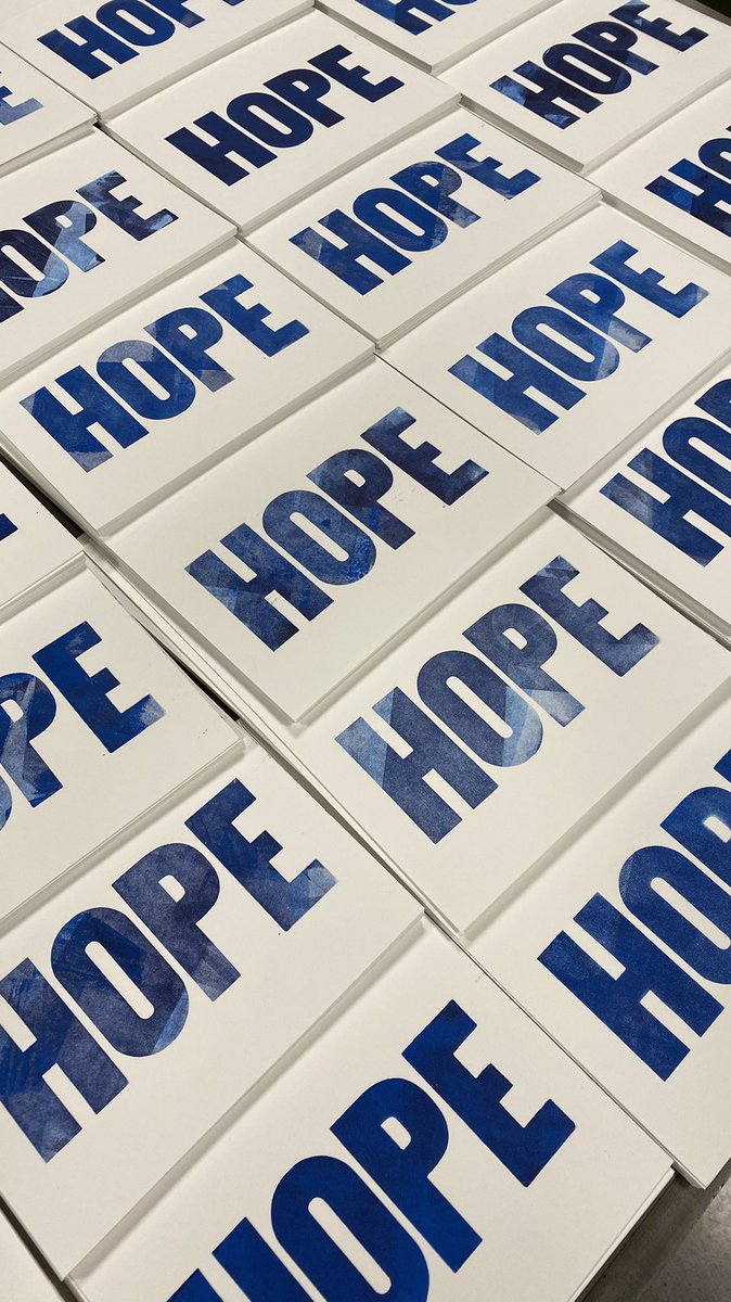 HowardIronWorks's tweet photo. Hope is being able to see that there is light despite all of the darkness - Desmond Tutu.

#letterpress #woodtype #handinking #vandercook #proofpress #printingmuseum 
@lighthousegrief https://t.co/WIpJSGH3OC