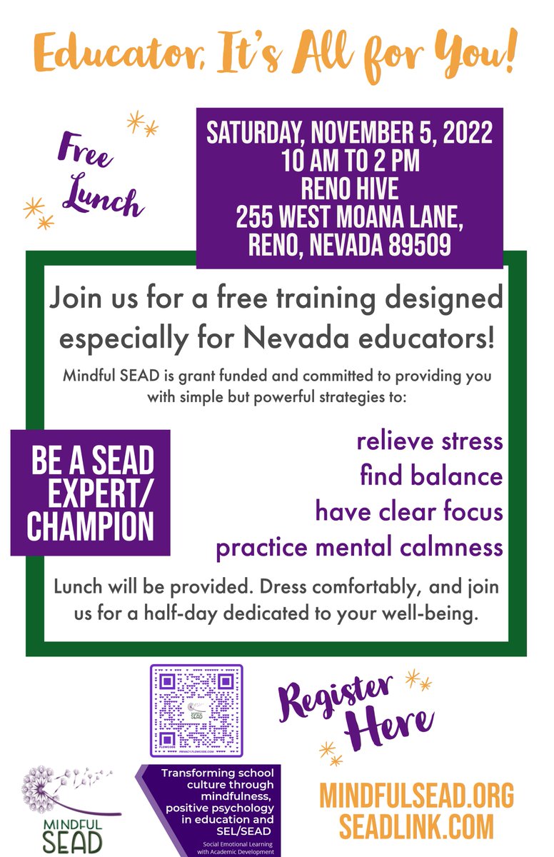 _debboliver's tweet photo. #nvedchat peeps - join us in Reno!  #Mindful #SEL for #educators https://t.co/VSGfnOjMLQ