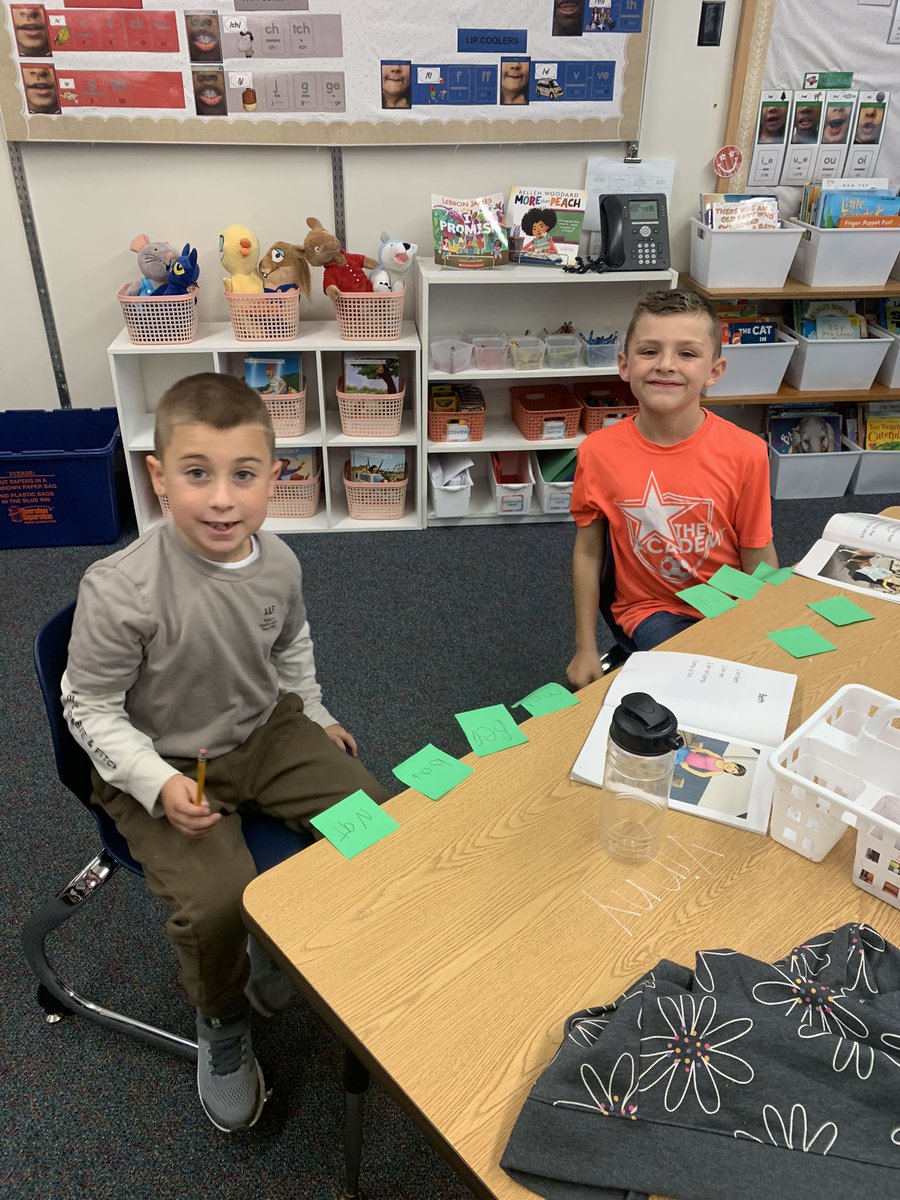 We found and sorted through nouns that we found in our readers and around the classroom!