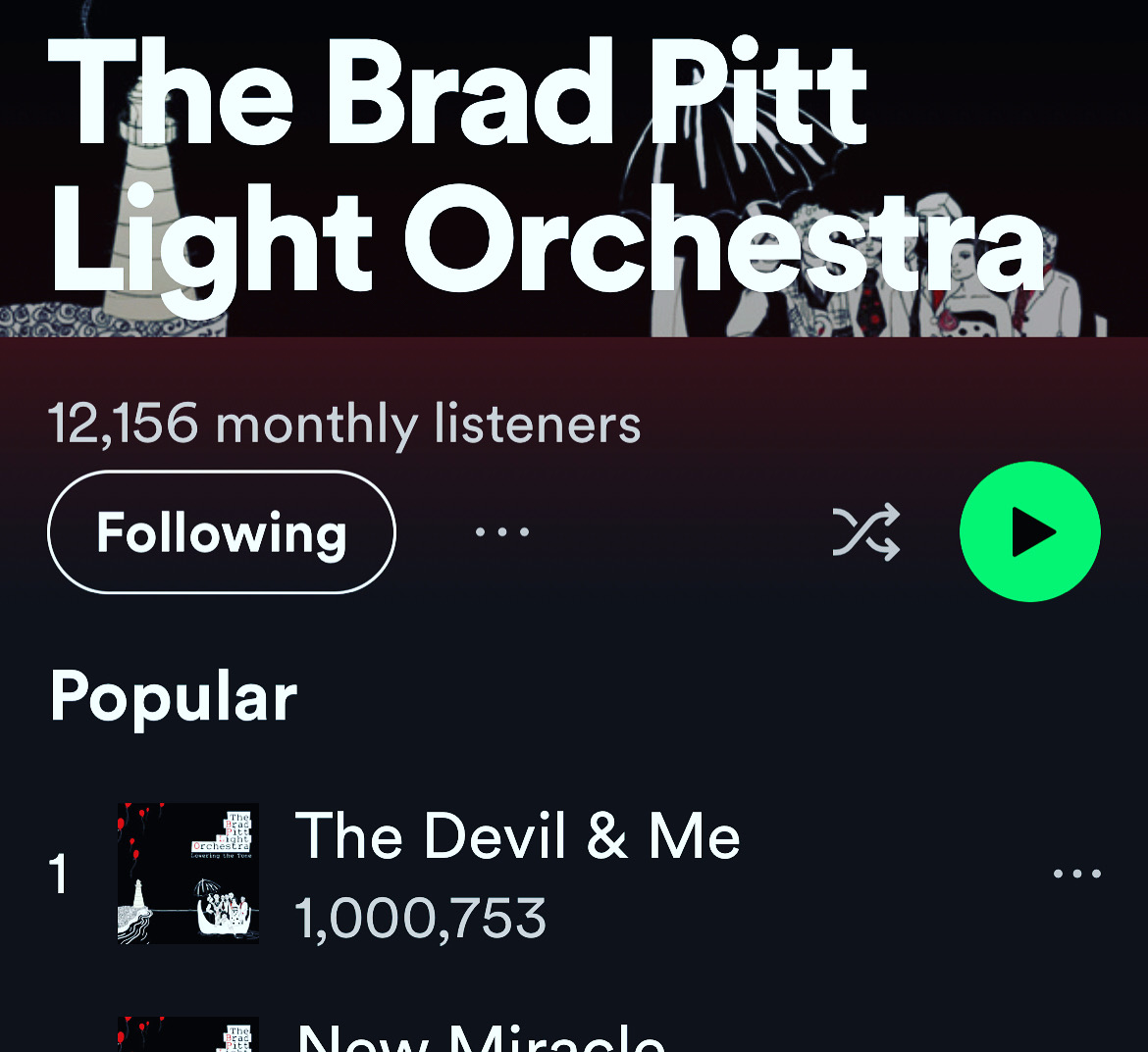 BradPittLightOrch (@bplo) on Twitter photo Aaaaaaand we have very comfortably surpassed one million plays for Devil&Me. Thank you all for playing and listening that little bit extra. The Lk beeps might just have to raise a glass tomorrow night in a local establishment. <a href="/david_bplo/">David Blake</a> <a href="/annblake78/">Ann Blake</a> <a href="/jamesblake/">James Blake</a> Aaaaaaand we have very comfortably surpassed one million plays for Devil&Me. Thank you all for playing and listening that little bit extra. The Lk beeps might just have to raise a glass tomorrow night in a local establishment. <a href="/david_bplo/">David Blake</a> <a href="/annblake78/">Ann Blake</a> <a href="/jamesblake/">James Blake</a>