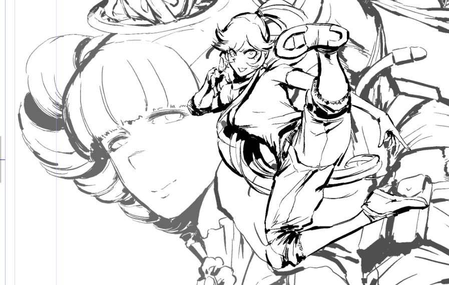 WIP。画像は全てオリキャラです。 