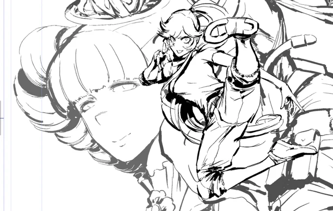 WIP。画像は全てオリキャラです。 