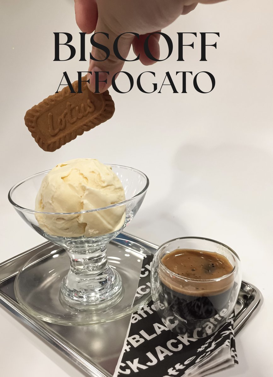 BLACKJACK_caffe's tweet photo. "BISCOFF AFFOGATO" เมนูขนมหวานที่ผสมผสานระหว่าง Espresso shot ของทางร้าน กับ Vanilla ice cream ตัดด้วย Biscoff Lotus กรอบๆ พร้อมเสริฟแล้วที่👉🏻 #BLACKJACKcaffe #รีวิวคาเฟ่ #อร่อยบอกต่อ #อร่อยไปแดก https://t.co/igQEVFOX8d