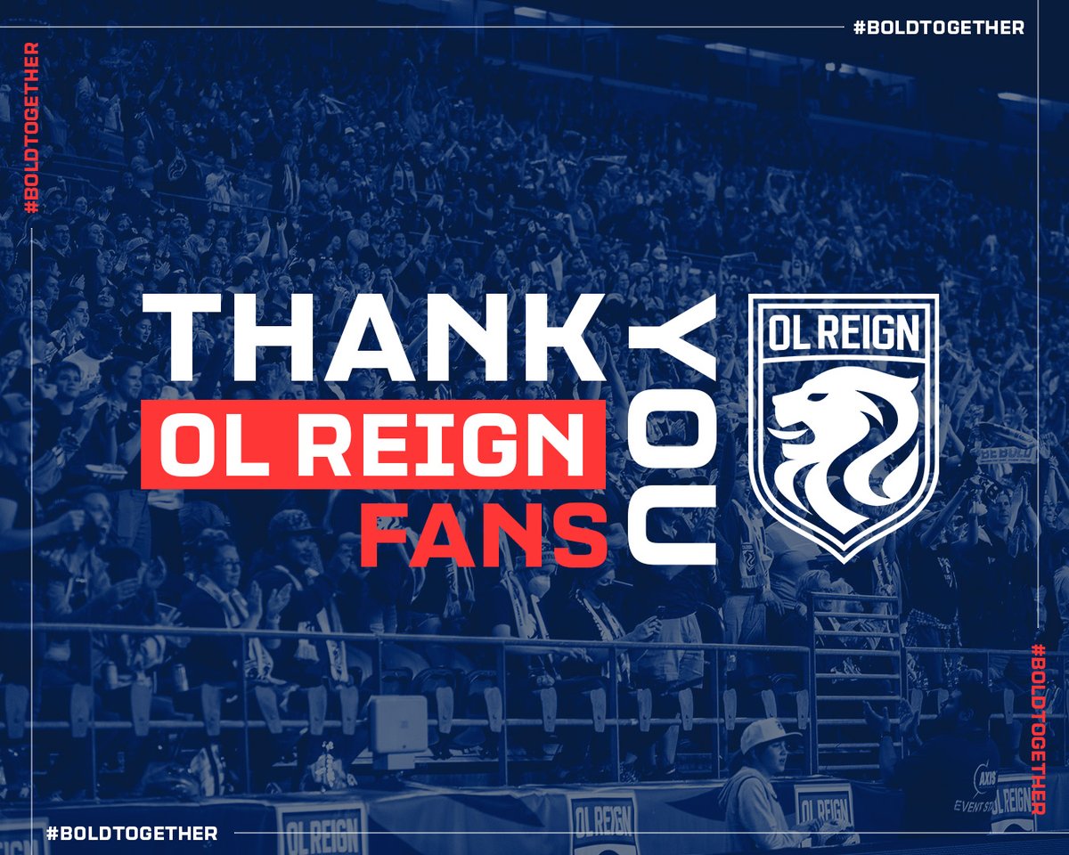 Our fans are built different, plain and simple. We're grateful for this year's electric atmosphere at Lumen, your overwhelming support on and off the field and we'll carry your fire into next season. Until then - THANK YOU for everything ✨ #BoldTogether