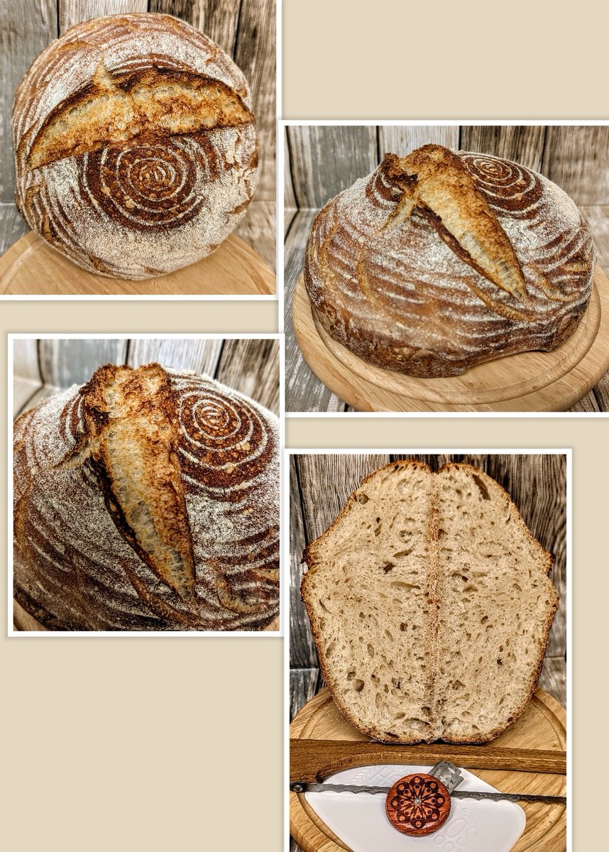 paul_holmes3's tweet photo. A lovely sourdough to have for dinner tonight using @foodbodsourdough master recipe @carrs_flour @CotswoldFlour @breadawardsUK #bakebreadforpeace #Sour #sourdough #sourdoughstarter #breadblogger #bread #breadnation #Bread_box #artisan #artisanbread #breadphoto #photo #Foodie https://t.co/QVkkS39eBx