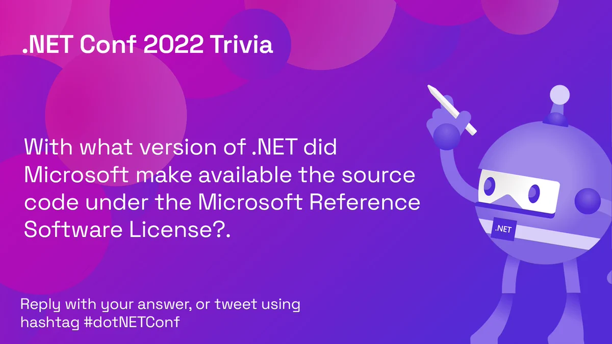 With what version of .NET did Microsoft make available the source code under the Microsoft Reference Software License?