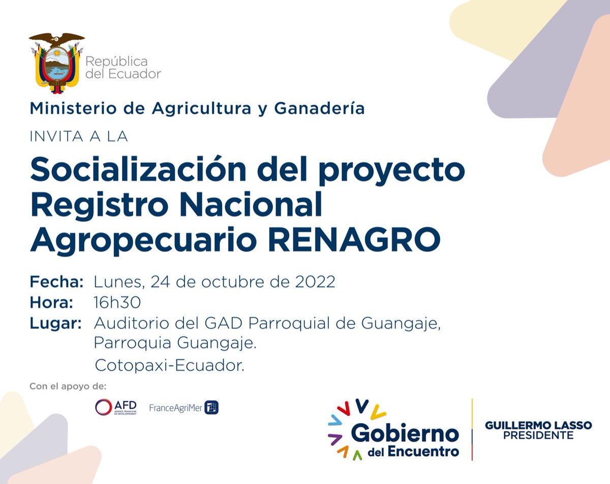 DannyCoronel89's tweet photo. Conoce más sobre el Registro Nacional Agropecuario, #Renagro, una herramienta para contar con información detallada sobre los pequeños productores y la realidad del campo.
¡Participa! 🔽 https://t.co/PJsK0EiUIw
