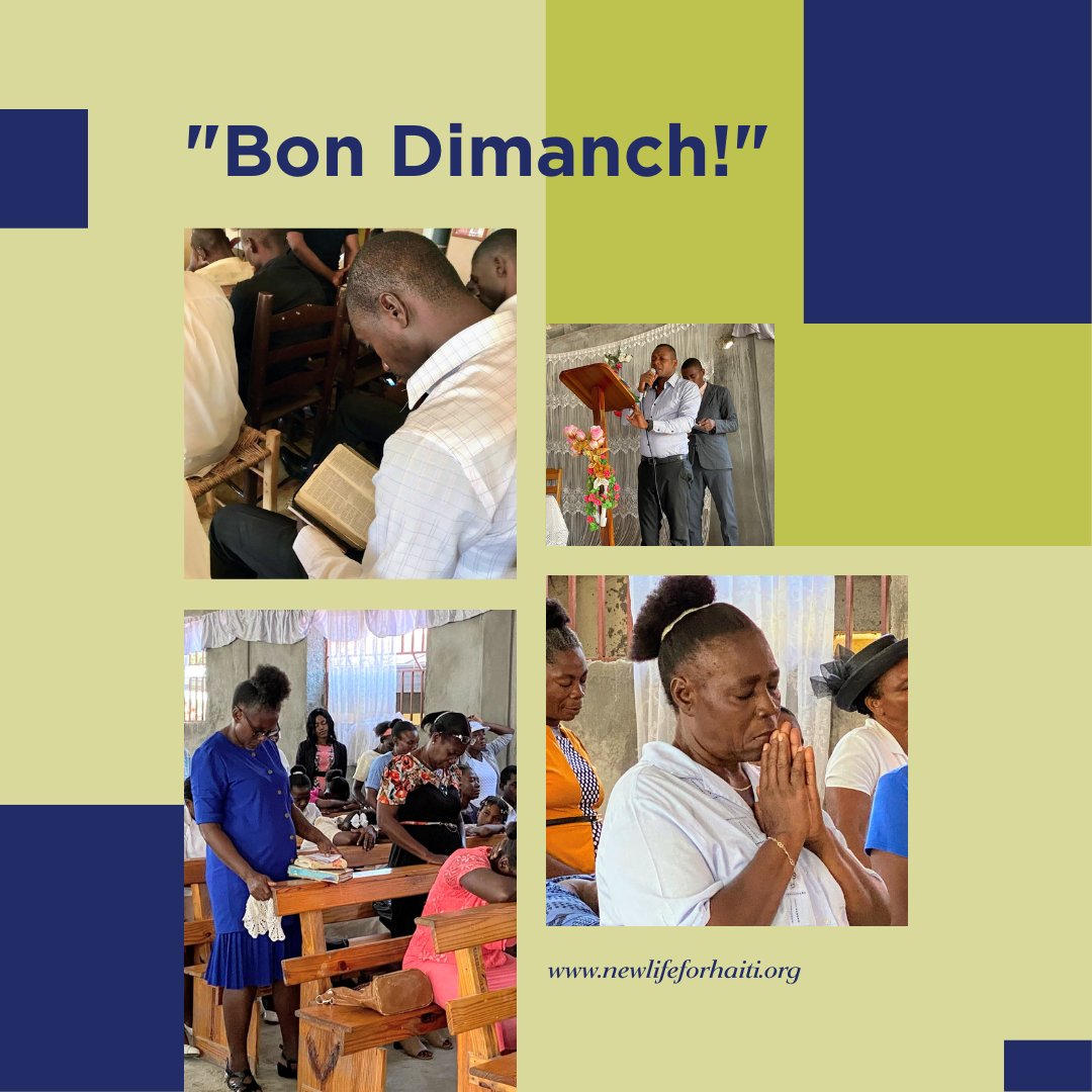 NewLifeForHaiti's tweet photo. "Bon Dimanch tout moun!" - Happy Sunday everyone!

We pray you are among a community of believers, celebrating your freedom to worship Christ, as around the world we join hands, hearts, &amp; voices today in prayer &amp; worship.

Listen to Haitian worship music: https://t.co/CElPl2cnxg https://t.co/Bb1ffGDDZ4
