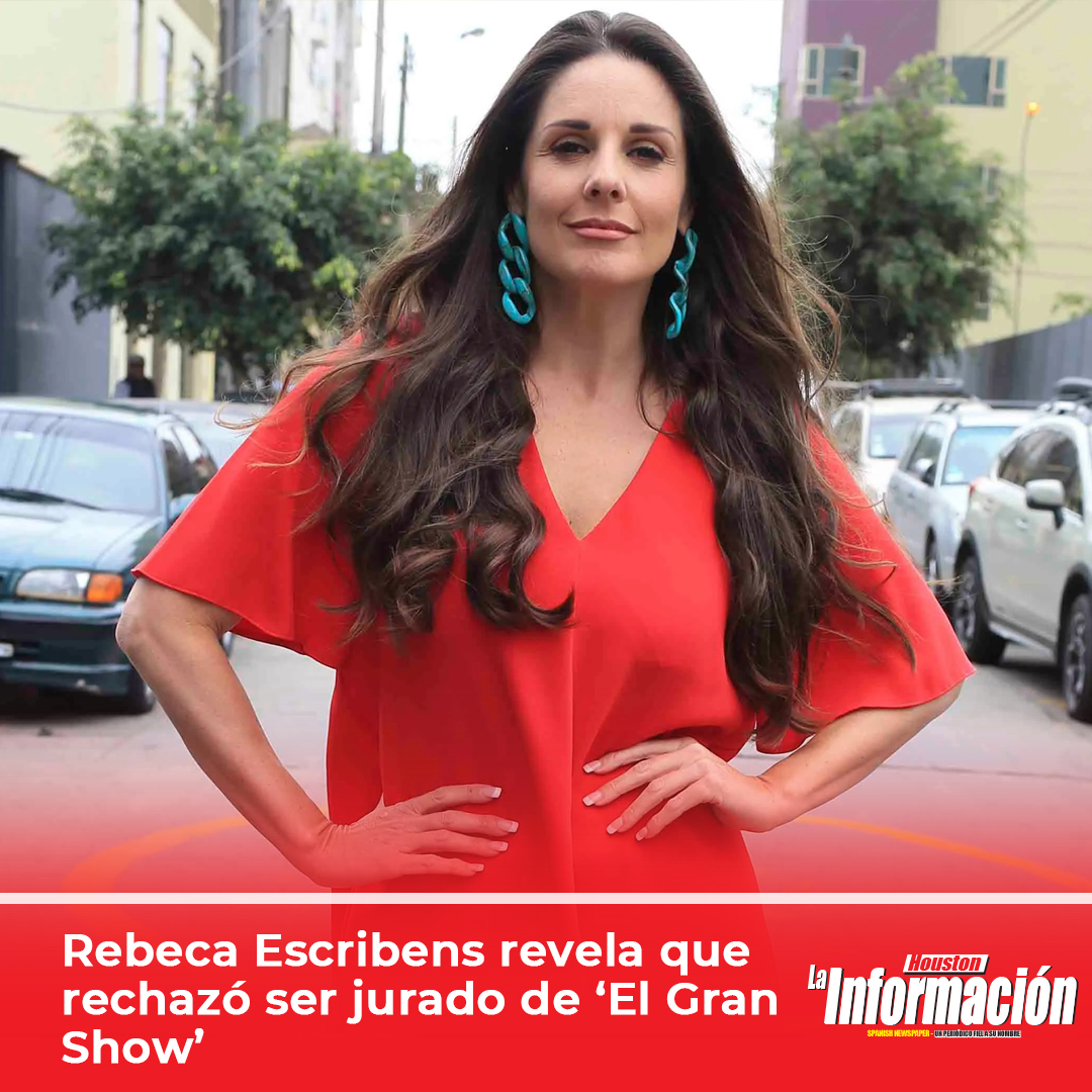 La_Informacion1's tweet photo. La conductora de ‘América Espectáculos’, Rebeca Escribens, señaló que fue invitada para ser jurado de ‘El Gran Show’. Sin embargo, no aceptó la propuesta, pero señaló que espera ser parte del programa de Gisela Valcárcel muy pronto.
#RebecaEscribens
https://t.co/nk6up1XIHF https://t.co/0OUUXpCosC