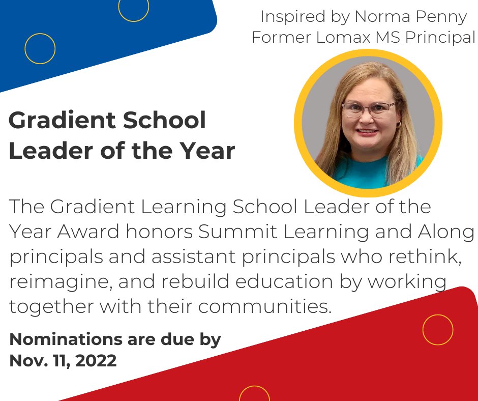 PISD_Innovation's tweet photo. Do you know a Principal or Assistant Principal that deserves to be recognized for the work that they are doing w/ #SummitLearning or @along_org ? Learn more here: https://t.co/Q6FZyxYL3U
@PasadenaISD_TX @GradientLrn https://t.co/FJAk40JrDn