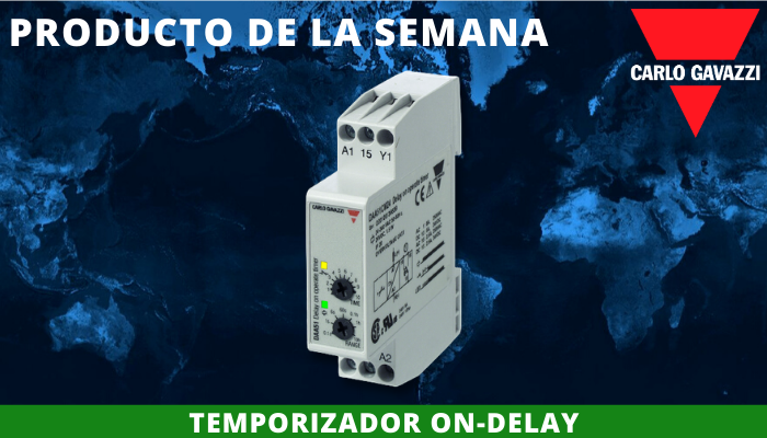 Carlo Gavazzi presenta el temporizador con retardo al arranque de la serie DAA51 como nuestro producto de la semana.

gavazzionline.com/pdf/wk31-POTW-…

MexicoSales@carlogavazzi.com

+52 55 5373 7042

#Timer #Timers #TimingRelay #TimeDelayRelay  #OnDelay #DelayOnOperate  #OnDelayTimer