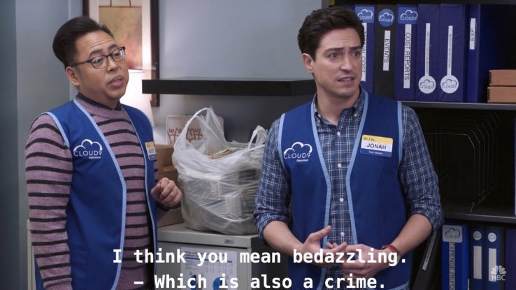 out of context superstore tweet media