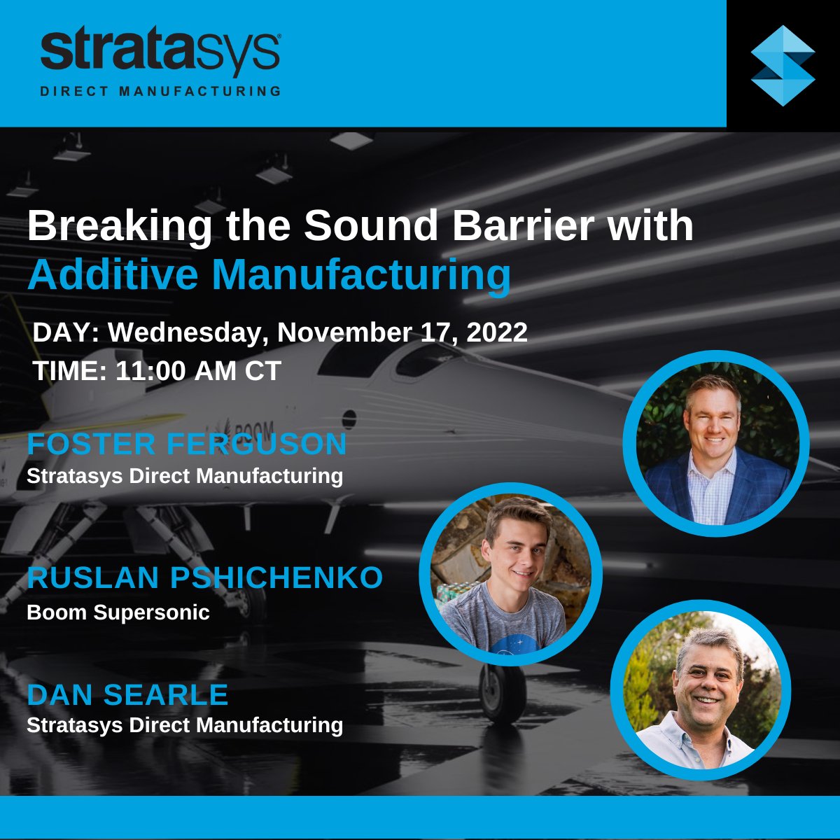 Additive manufacturing in the aerospace industry is skyrocketing, with incredible breakthroughs in materials and applications. Learn how this industry is maximizing 3D printing, and hear a first-person account from Boom Supersonic, Register: okt.to/MGkNKs