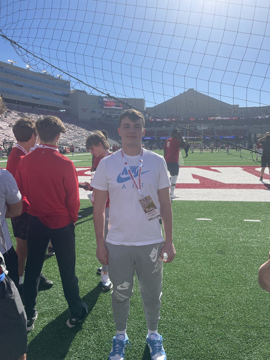Thank you for having me <a href="/BadgerFootball/">Wisconsin Football</a> <a href="/Mr_Nellis/">Joel Nellis</a>