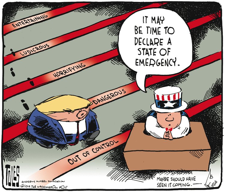 Tom Toles, The Washington Post (2019) #Trump