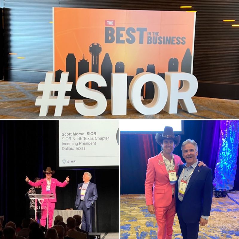 Congratulations, Scott Morse! A fantastic SIOR #CREate360 conference capped off by the announcement of your SIOR North Texas Chapter presidency for the next year. And thanks to Nathan Denton for a lively transfer of leadership!

#CRE #NorthTexas #SIOR
