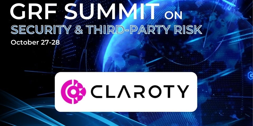 Claroty's tweet photo. We're proud to sponsor the @GRFederation Summit this week in Maryland! Drop by our booth to learn how @Claroty helps you achieve unmatched visibility, protection, and threat detection across the #XIoT. https://t.co/yYtFdhv4id #cybersecurityawarenessmonth #riskmanagement https://t.co/85stlnxRd0