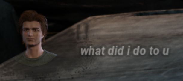 dbd_usernames's tweet photo. me @ the killer when im getting tunneled for no reason https://t.co/1nvlJAyWHK