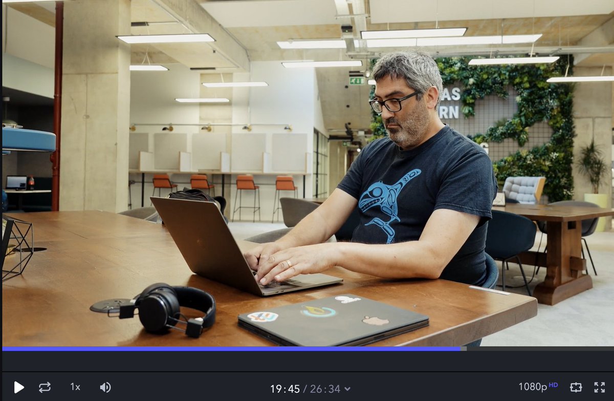 cra's tweet photo. the @PrometheusIO documentary launches tomorrow where you can see @monadic hard at work and opining about how the project got involved in CNCF! see everyone at #PrometheusDay tomorrow! https://t.co/nmAgJ7Juwg https://t.co/C66yxPY9Zh
