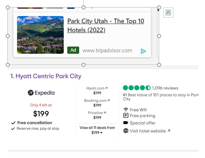 Congratulations Hyatt Centric Park City for being recognized as Park City #1 hotel by Trip Advisor!
