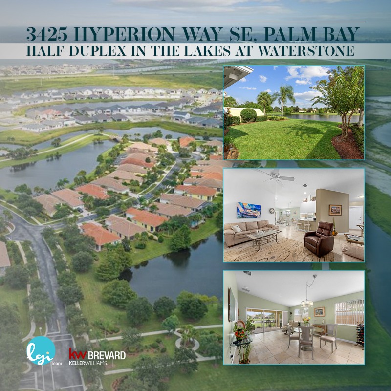 TheLGiTeam's tweet photo. ⭐️ 𝑯𝑶𝑴𝑬 𝑶𝑭 𝑻𝑯𝑬 𝑫𝑨𝒀 ⭐️
Welcome to the Luxury Lifestyle that awaits you in this concrete-poured, 2 bedroom, 2 bath home inside the gated community of The Lakes at Waterstone in #BrevardCounty! 

Now listed at $298,000! 

📲 (321) 355-2711

#homeforsale