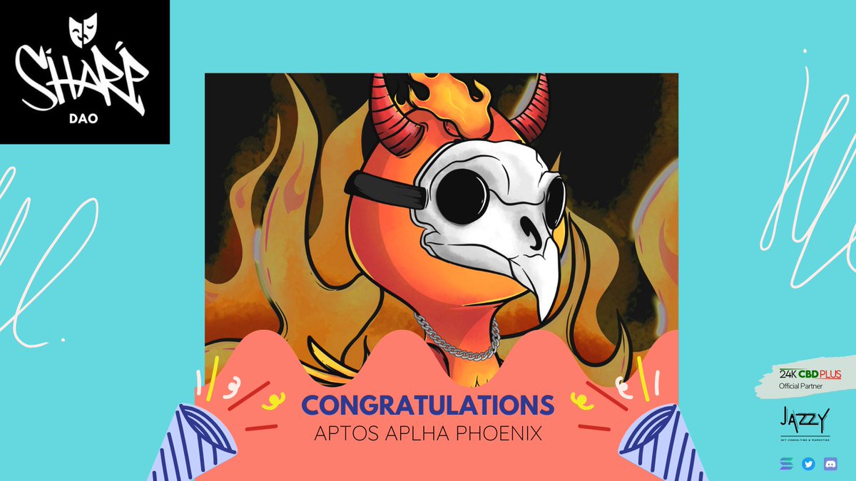 TheSharpDAO's tweet image. We want to congratulate @AlphaPhoenixNFT for the sold out! 
Amazing leading project in #AptosNFT sharing some awesome #ALPHA