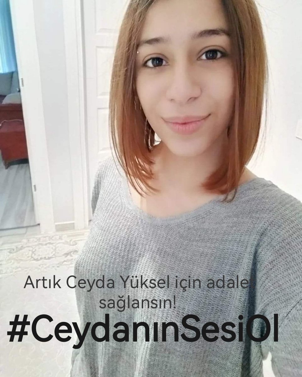 CEYDA YÜKSEL in duruşmasına sayılı saatler kaldı. 25 Ekim İzmir Bayraklı Adliyesinde görülecek olan duruşmadan adli tıp raporlarının gelmiş olmasını ve artık karara bağlanmasını istiyoruz. Adalet bir an önce sağlanmalı, hakkettiği cezayı almalı! #CeydanınSesiOl