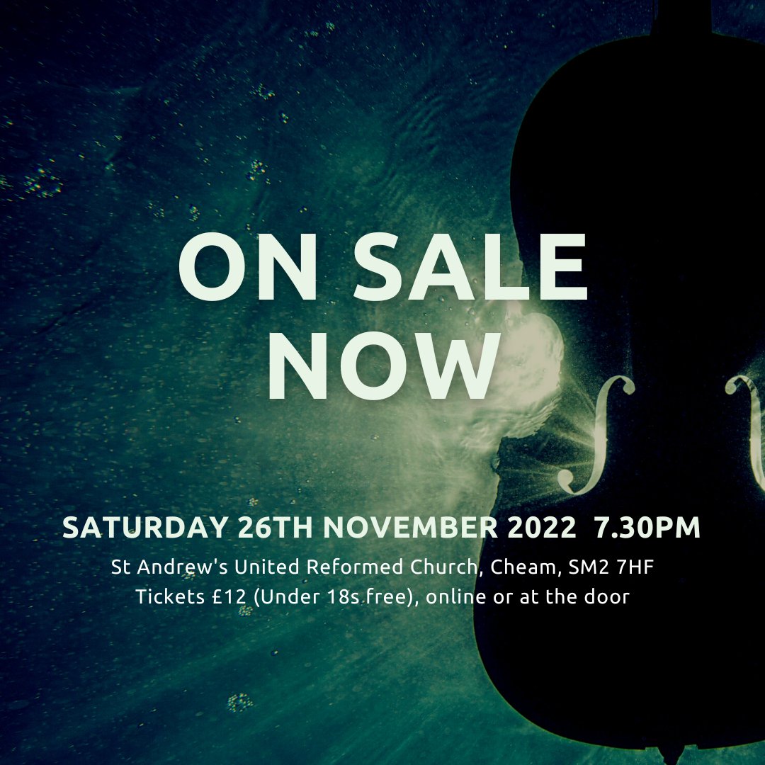 SuttonSymph's tweet photo. Good news! Tickets for our next concert are now on sale at https://t.co/rnSmJQtaG4

£12 (under 18s free) and NO booking fee for Wagner, Brahms Violin Concerto &amp; Mahler Symphony No 5 https://t.co/vGdqB4qtQJ