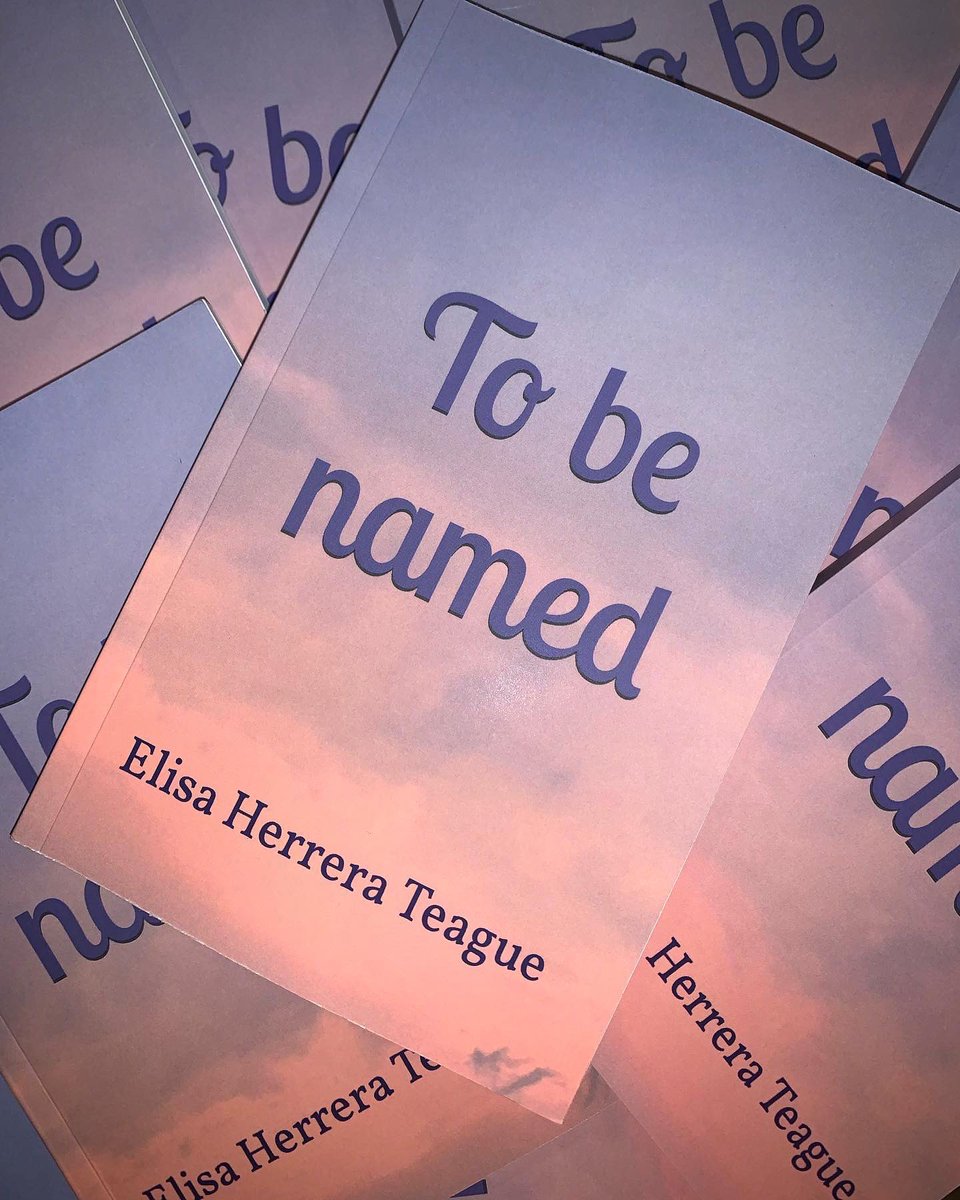 elisa_ht's tweet photo. Bueno pues… saqué otro libro!! 
Porque hay que convertir las crisis en letras, les traigo TO BE NAMED un libro de poemas en inglés 🫶🏼 https://t.co/qG5gtqGHrL