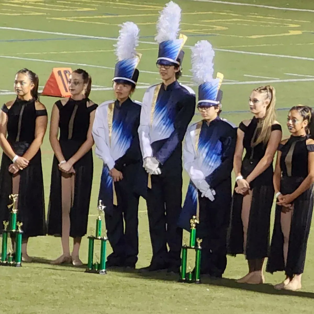 armenushka's tweet photo. @ecrathletics 
Hi! Is it possible to give some spot light to the ECR color guard? 

They compete again this Saturday with the ECR marching band. Thanks!! https://t.co/HwHFnOffxj