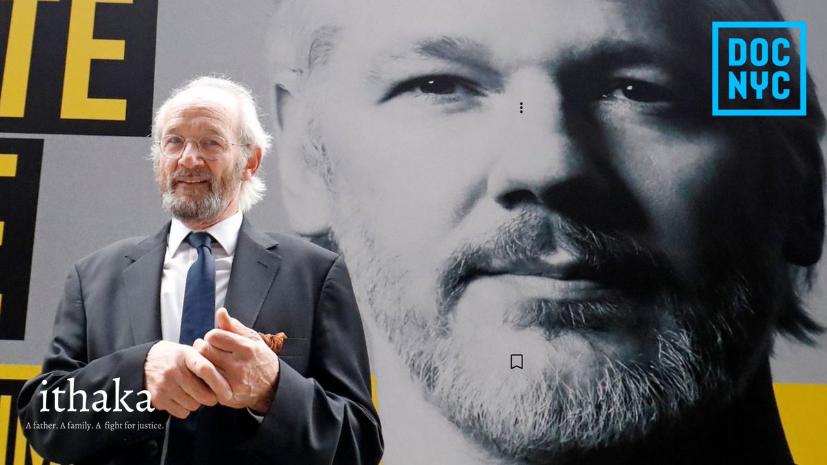 Ithaka the Movie (@IthakaMovie) on Twitter photo 2022-10-24 20:47:22 A father. A family. A fight for justice. #JulianAssange faces a 175-year sentence if extradited to the US. #Documentary ‘ithaka’ takes you inside the fight for Julian’s freedom. Get your tickets now - 13 Nov @DOCNYCfest docnyc.net/film/ithaka #FreeAssangeNOW A father. A family. A fight for justice. #JulianAssange faces a 175-year sentence if extradited to the US. #Documentary ‘ithaka’ takes you inside the fight for Julian’s freedom. Get your tickets now - 13 Nov @DOCNYCfest docnyc.net/film/ithaka #FreeAssangeNOW