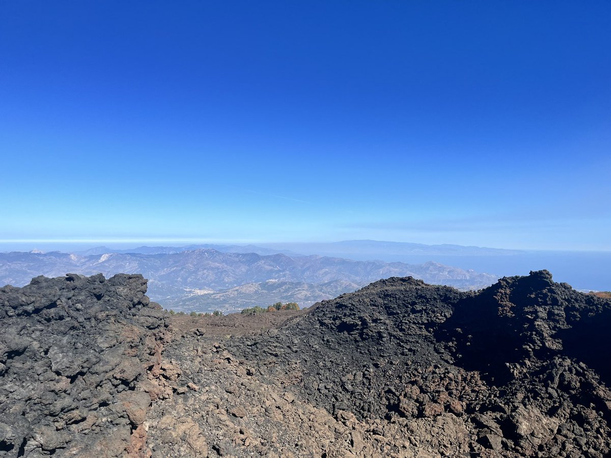 AGSItalytrip's tweet photo. Highlights of the Etna Nord hike - 12km completed, and a well earned dinner! https://t.co/gzmgcOX0KD