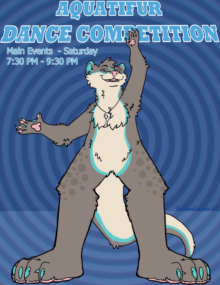 I’m so excited to be running the Dance Competition and the Charity Dance Off again this year for <a href="/AquatiFur/">AquatiFur 2025</a>!!! Sign ups are still open for both events until the Friday morning of the con!!

Dance Competition: aquatifur.com/apply/dance-co…

Charity Dance Off: aquatifur.com/charity-dance-…