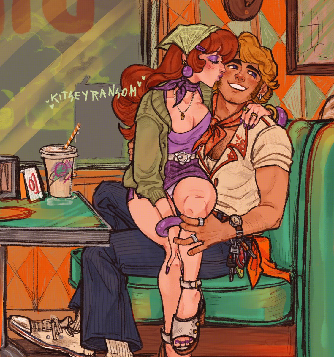 daphne blake & fred jones you will always be famous, and bi 💜🧡💚