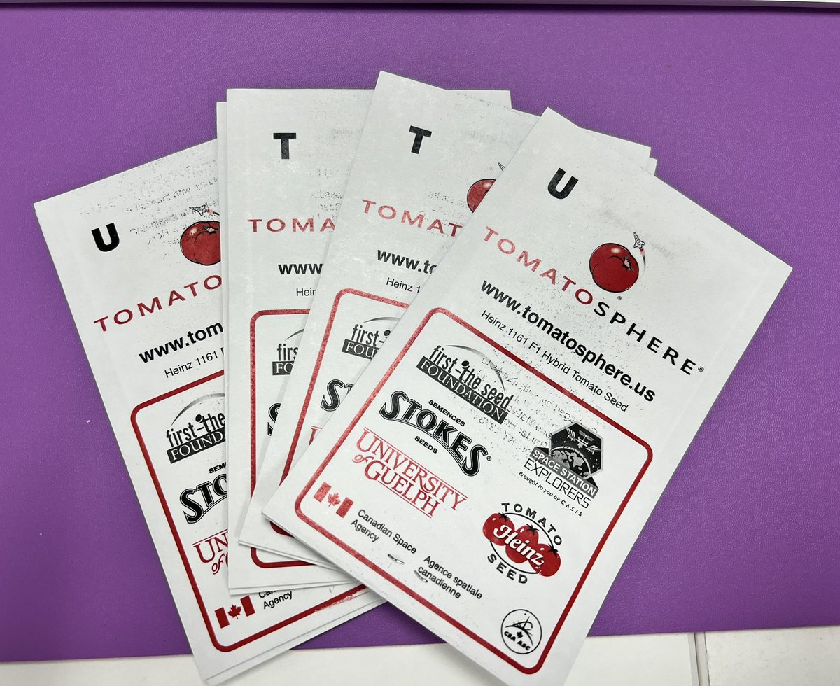 TheSTEMnerdette's tweet image. Just received our space seeds from @Tomatosphere! Can’t wait for our Ts to try this experiment with our kiddos! @ncspacegrant #STEMatWCS #STEMeducation #NASAambassador