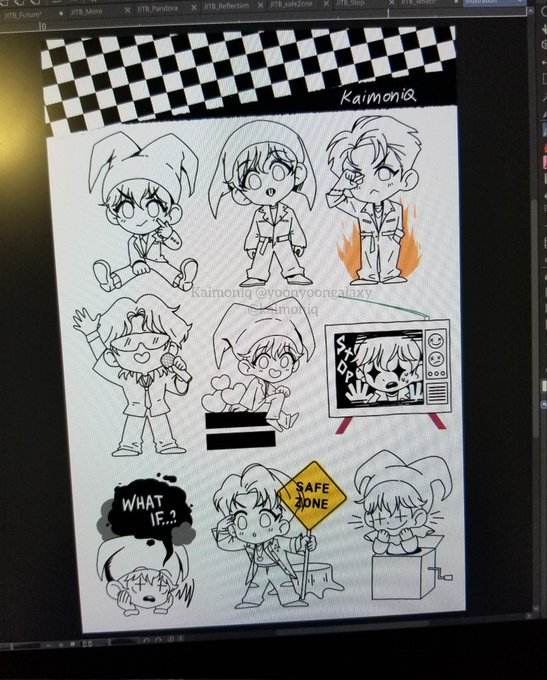 !!! Ohh I think I got it? I made him smaller tho~ 👍✨ maybe I can color him for now and do some print tests later to see if I like the size :D https://t.co/KjazMwT9ar 