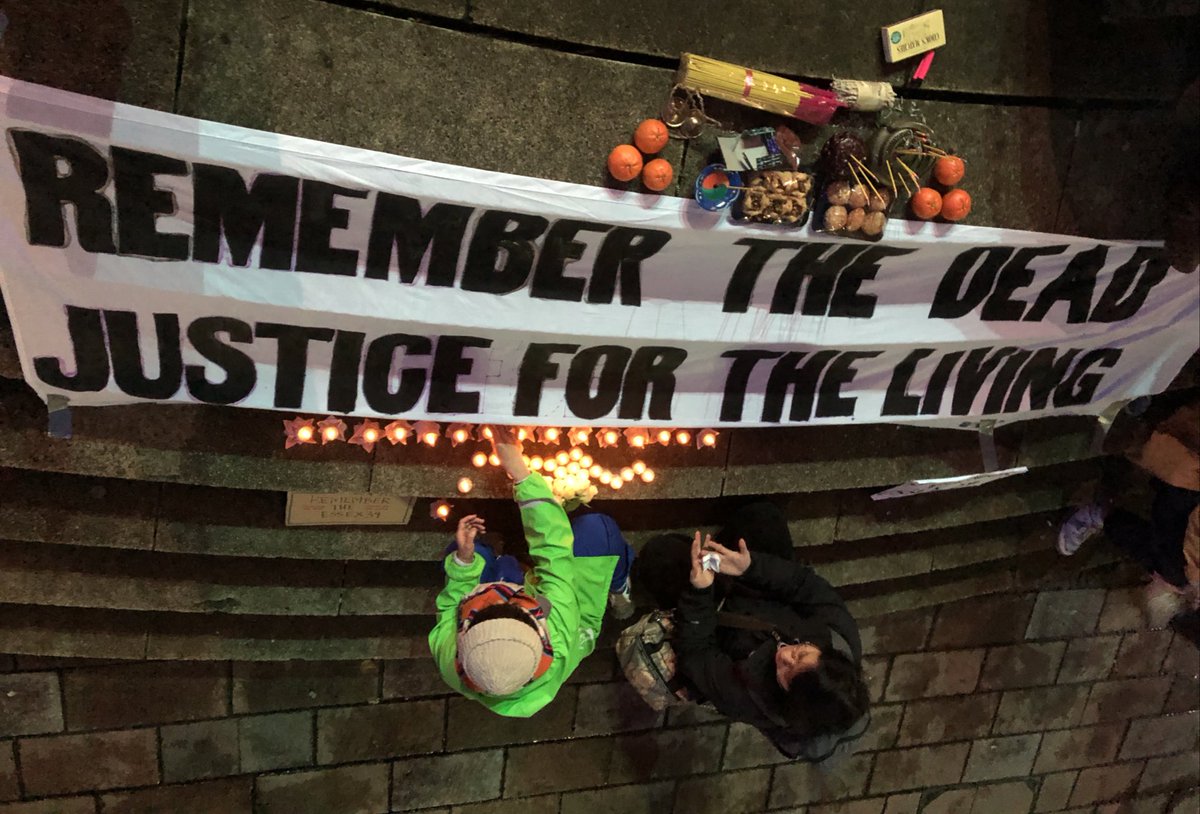 Thank you to everyone who joined us in Glasgow tonight, it was a very moving vigil. It is a powerful act to come together and publicly mourn the Essex 39 and condemn the conditions which led to their deaths. #RememberTheEssex39, and keep resisting violent borders.